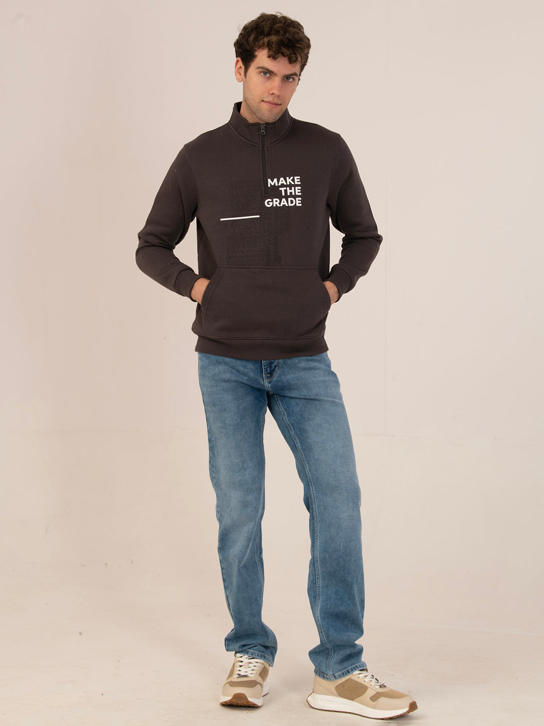 Albion Men’s Winter Rugged Pullover_CHARCOL