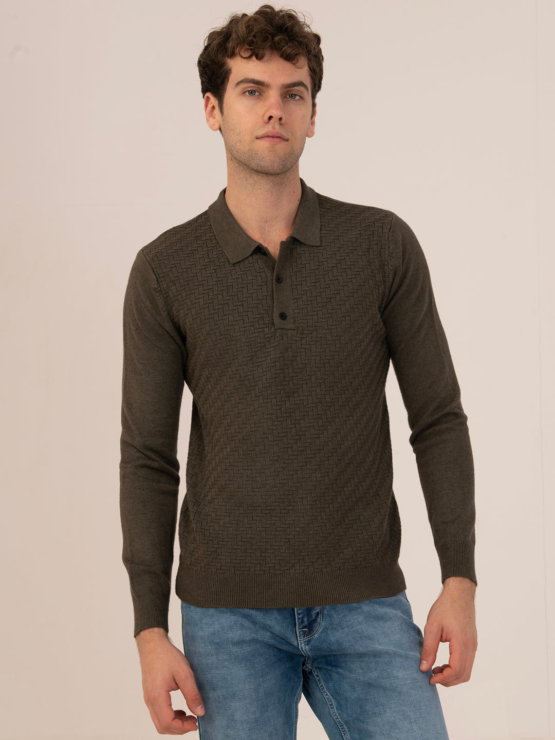 Albion Men’s Winter SoftFleece sweater_wine