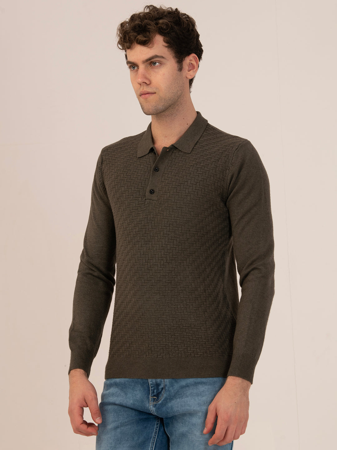 Albion Men’s Winter SoftFleece sweater_wine