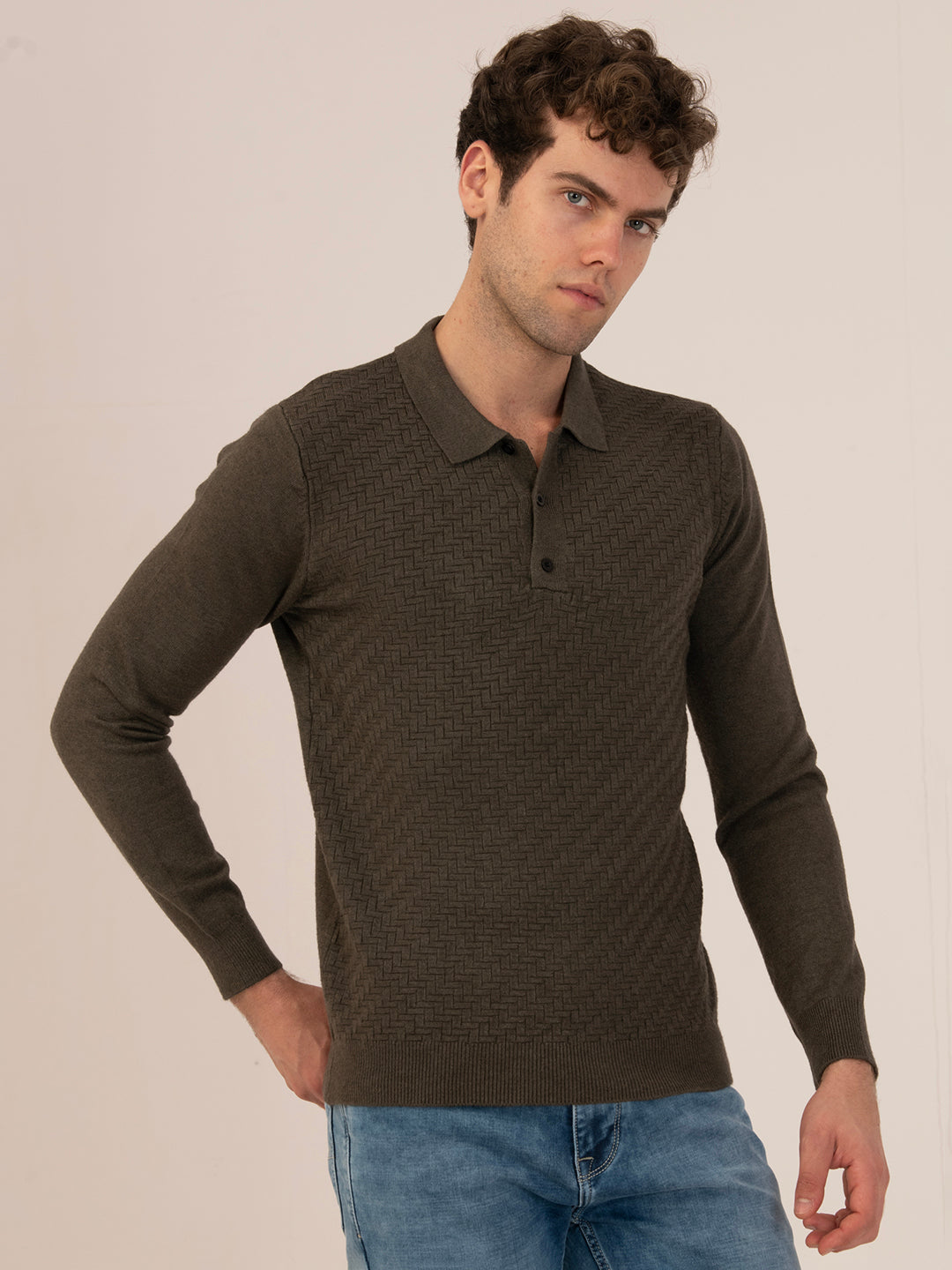 Albion Men’s Winter SoftFleece sweater_wine