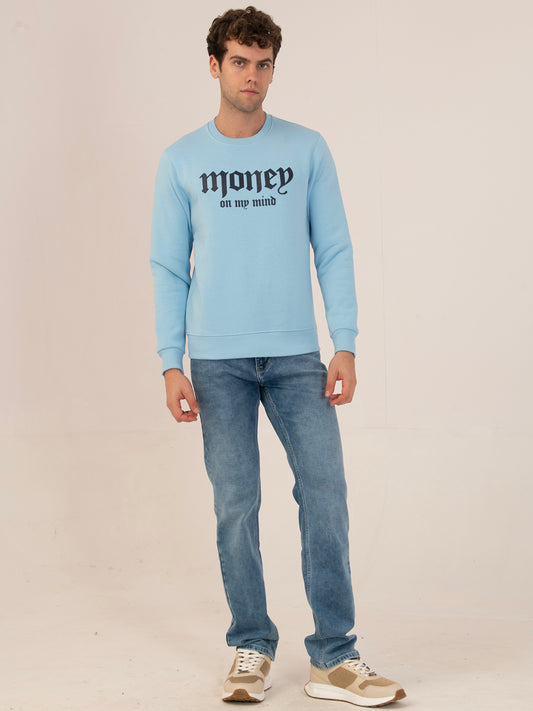 Albion Men’s FlexFit Fleece Sweatshirt_sky