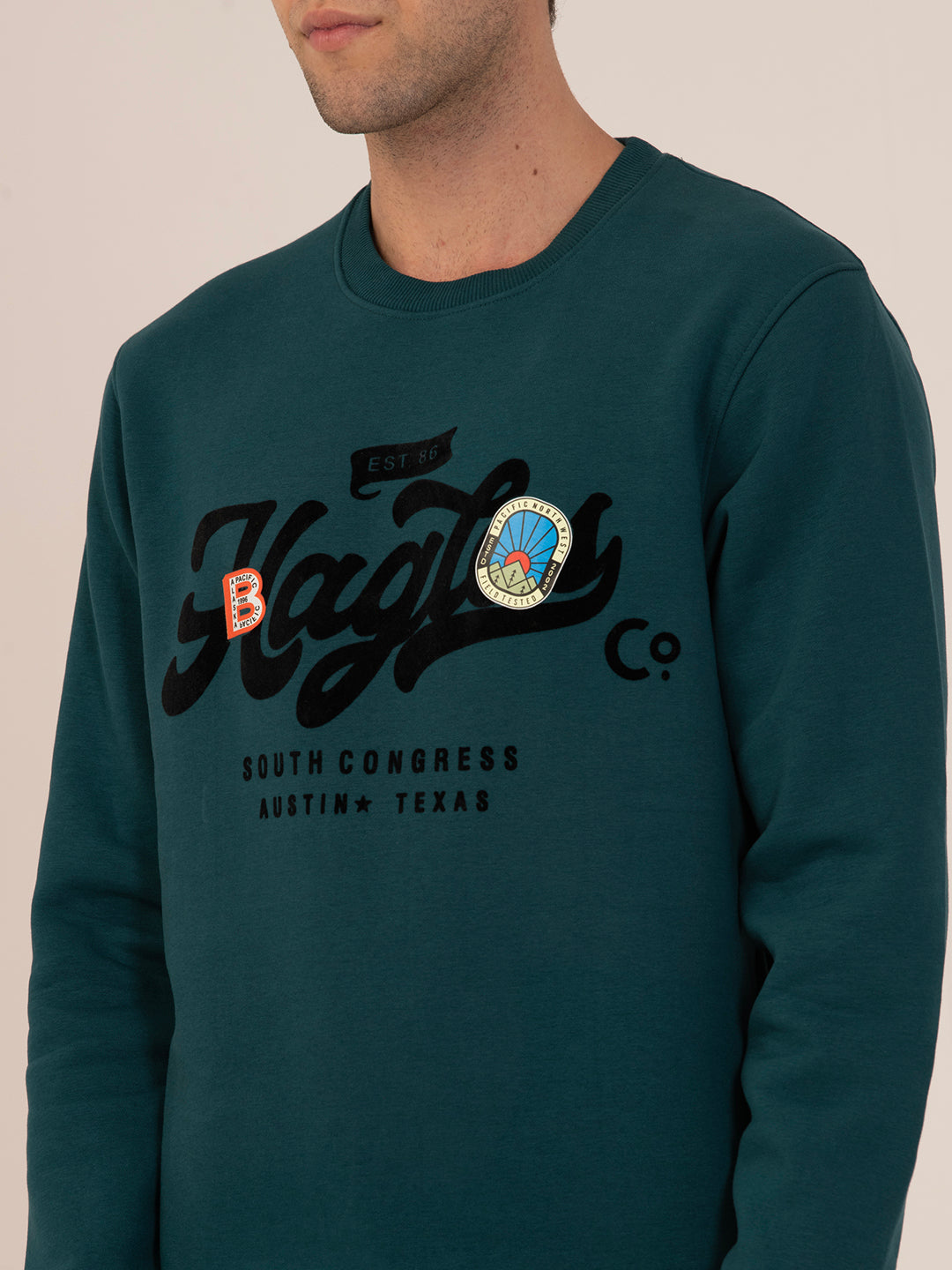 Albion Men’s Winter ChillShield Sweatshirts_CHARCOAL BLUE