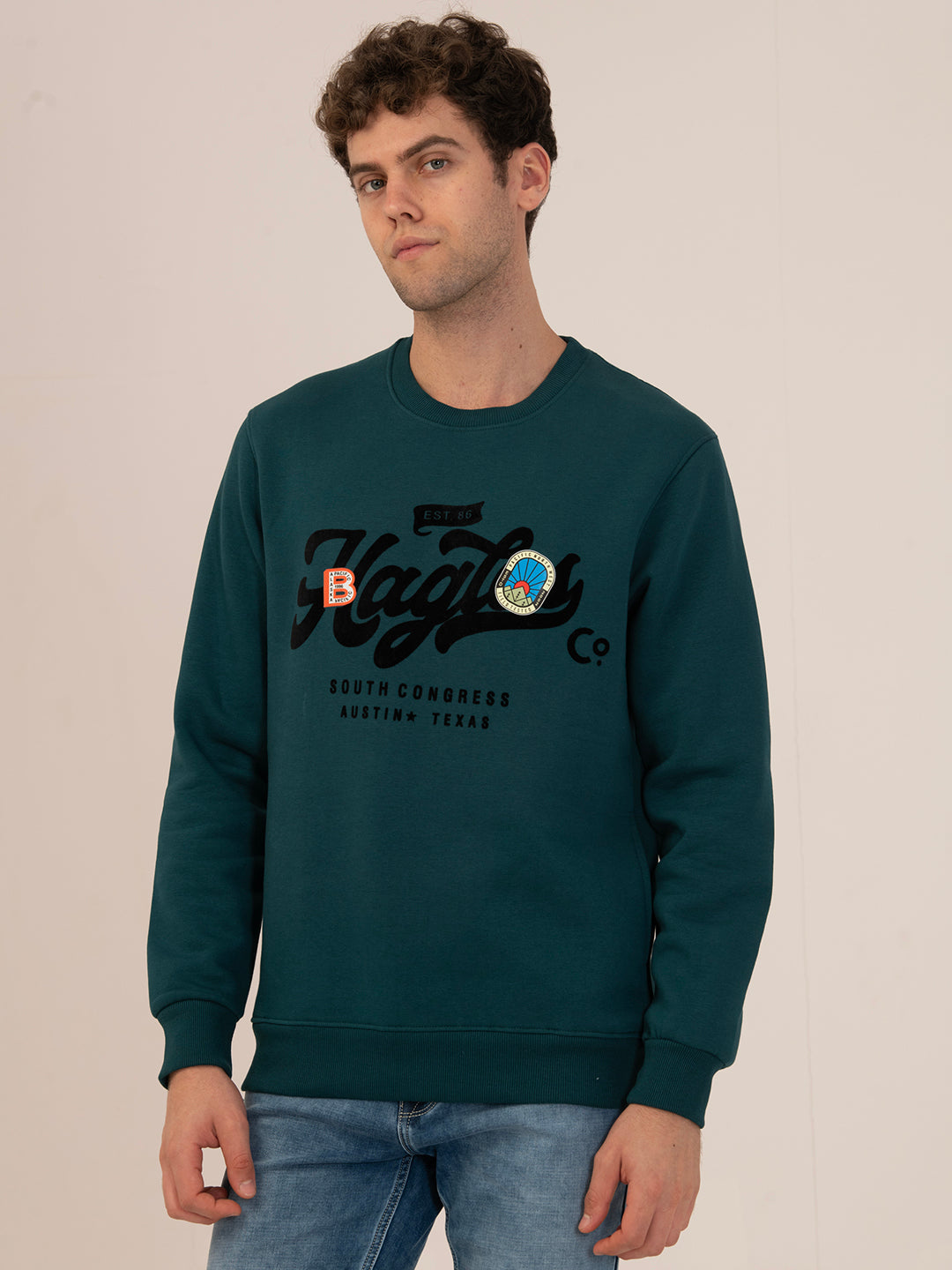 Albion Men’s Winter ChillShield Sweatshirts_CHARCOAL BLUE