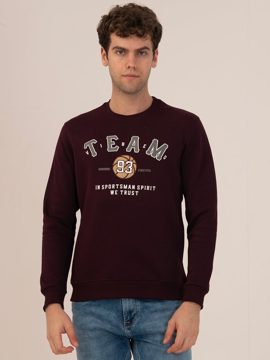 Albion Men’s Winter Waterproof Outdoor Sweatshirt_wine