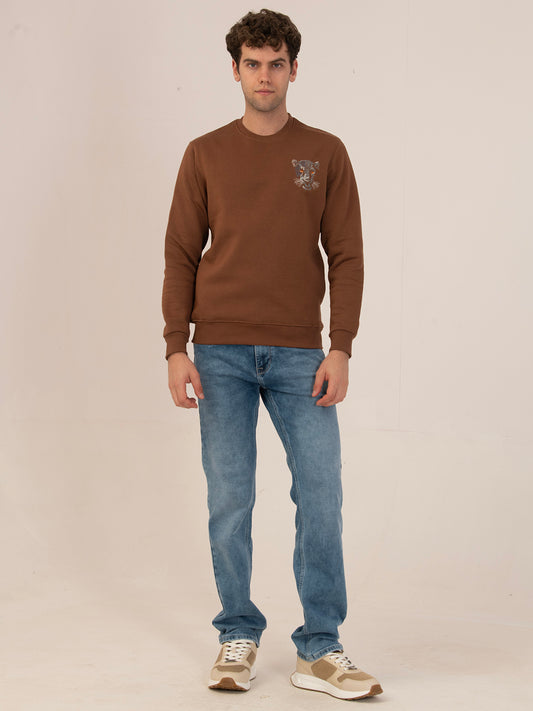 Albion Men’s Winter SnugWear Sweatshirt_coffee