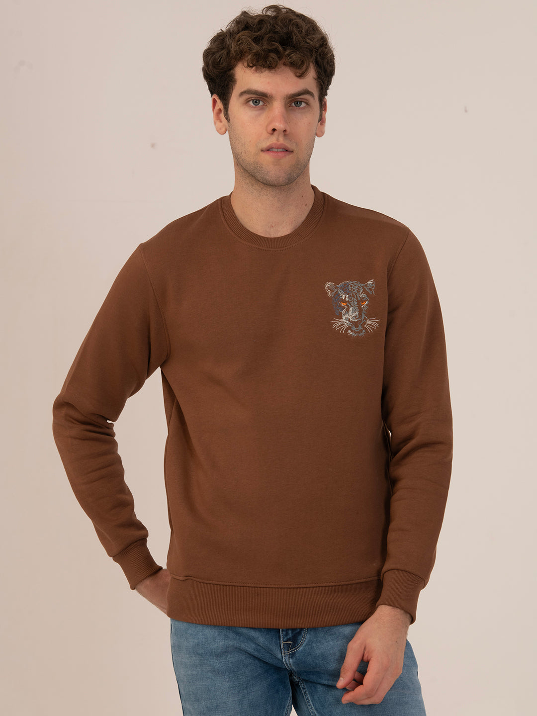 Albion Men’s Winter SnugWear Sweatshirt_coffee
