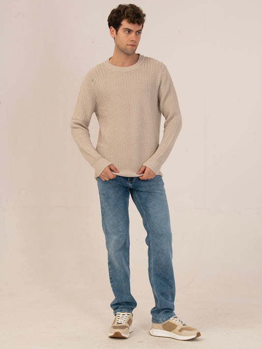 Albion Men’s Sweater – Winter Casual & Active Wear_beige