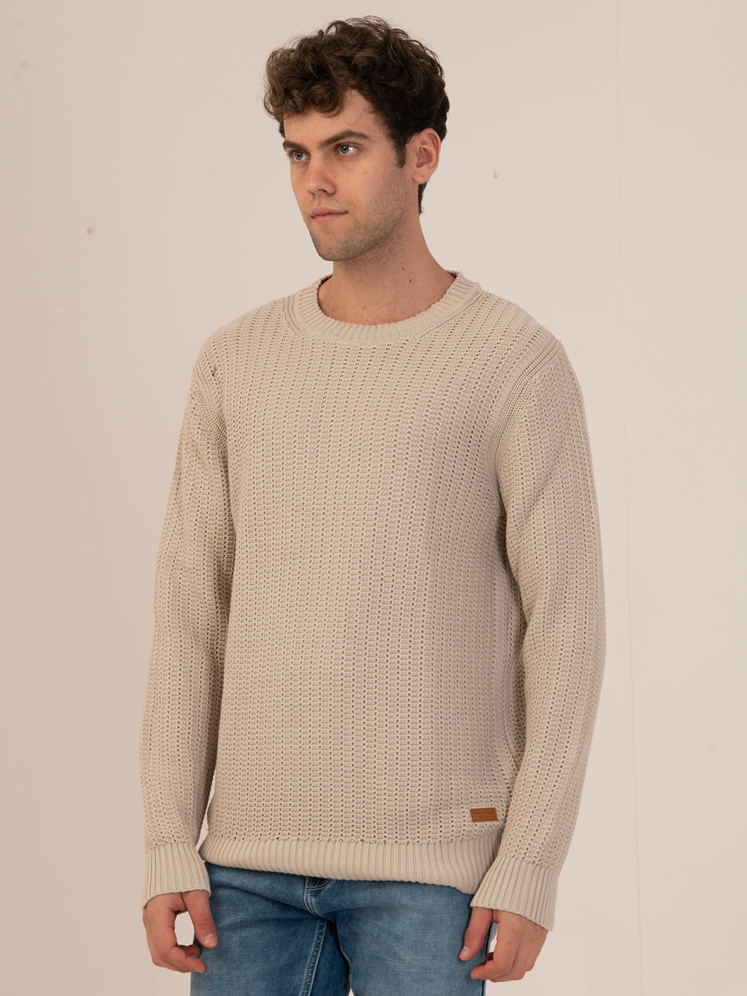 Albion Men’s Sweater – Winter Casual & Active Wear_beige