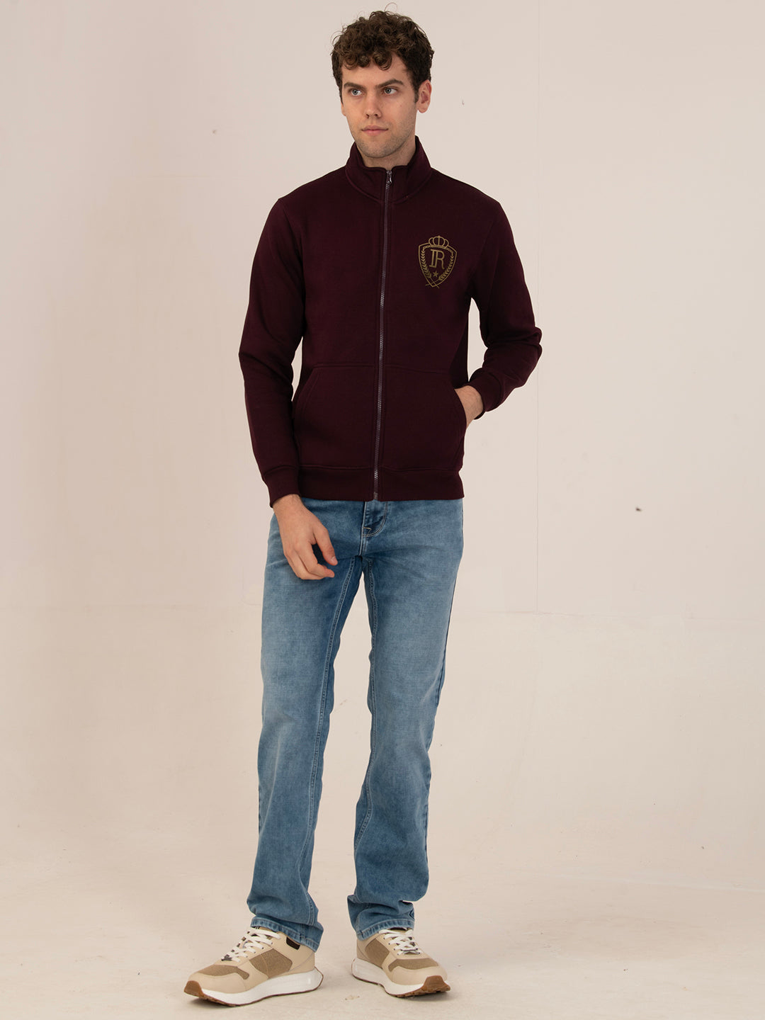 Albion Men’s Winter SoftLayer Sweatshirt_wine