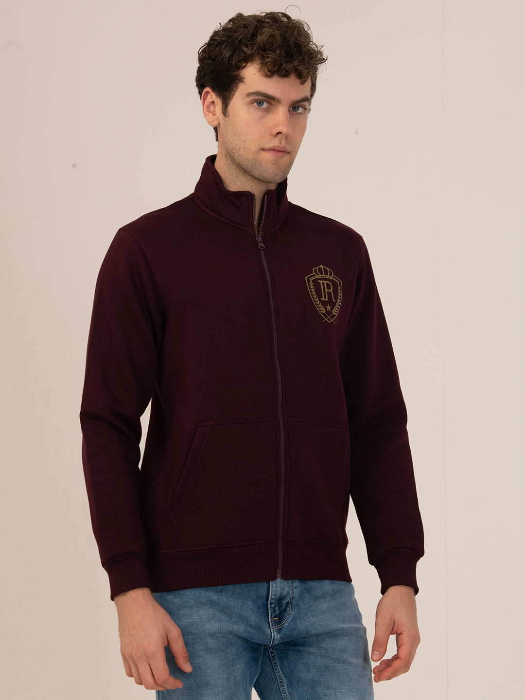 Albion Men’s Winter SoftLayer Sweatshirt_wine