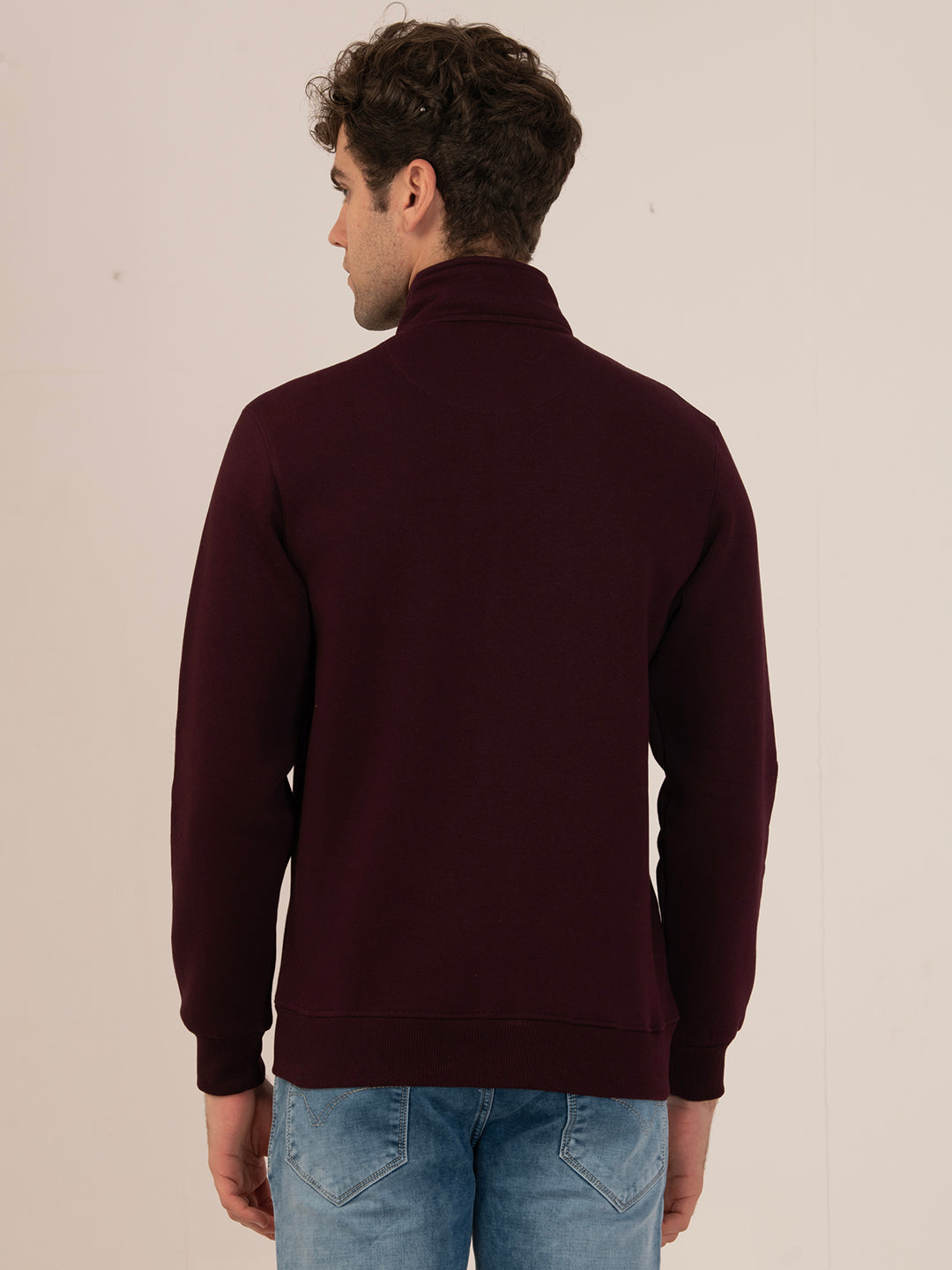 Albion Men’s Winter SoftLayer Sweatshirt_wine