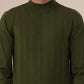 Men’s Graphic Sweatshirt – Trendy Casual Fit-olive