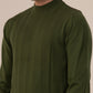 Men’s Graphic Sweatshirt – Trendy Casual Fit-olive