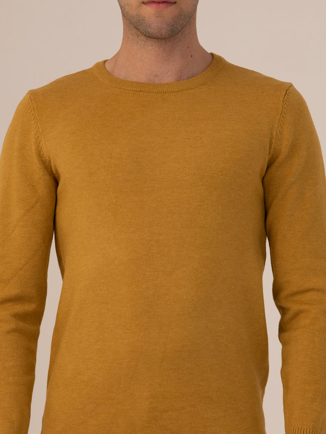 Albion Men’s Winter DailyWear sweater_MUSTARD