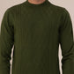 Albion Men’s Classic Cotton Sweatshirt – Everyday Casual Comfort_Olive