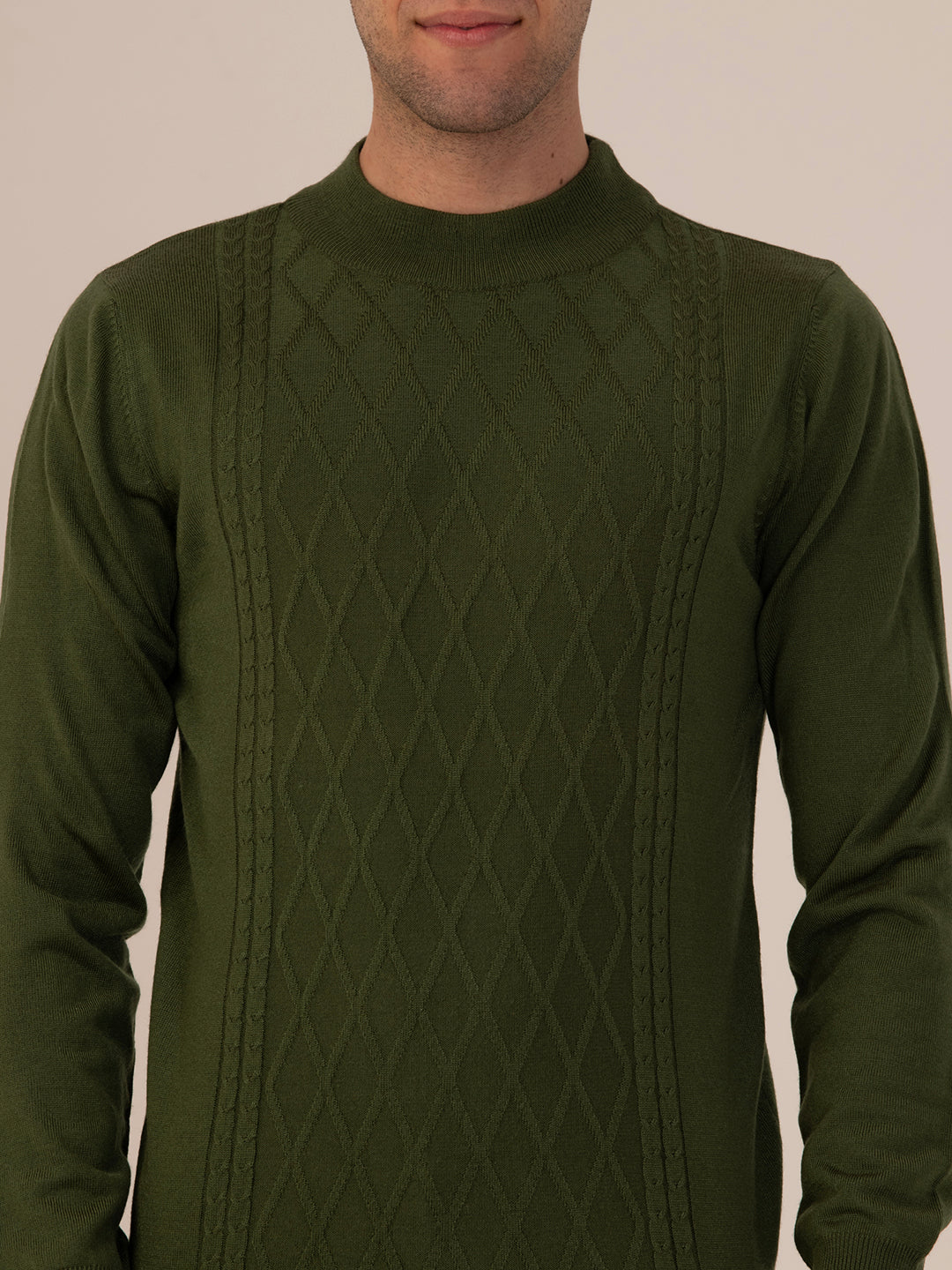 Albion Men’s Classic Cotton Sweatshirt – Everyday Casual Comfort_Olive