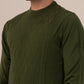 Albion Men’s Classic Cotton Sweatshirt – Everyday Casual Comfort_Olive