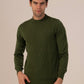 Albion Men’s Classic Cotton Sweatshirt – Everyday Casual Comfort_Olive