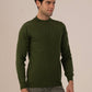 Albion Men’s Classic Cotton Sweatshirt – Everyday Casual Comfort_Olive