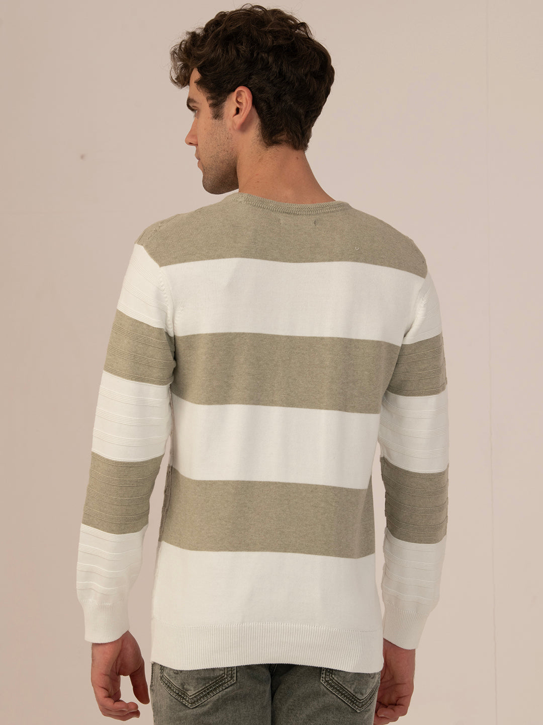 Albion Men’s Casual Cotton Pullover – Perfect for Daily Use_M cement