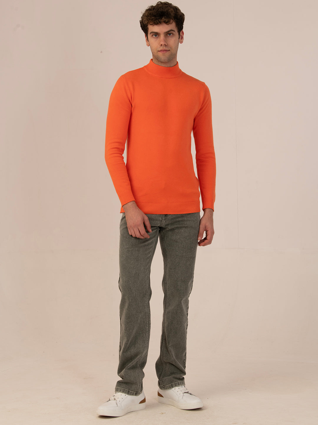 Albion Men’s Winter Outdoor sweatshirt_orange