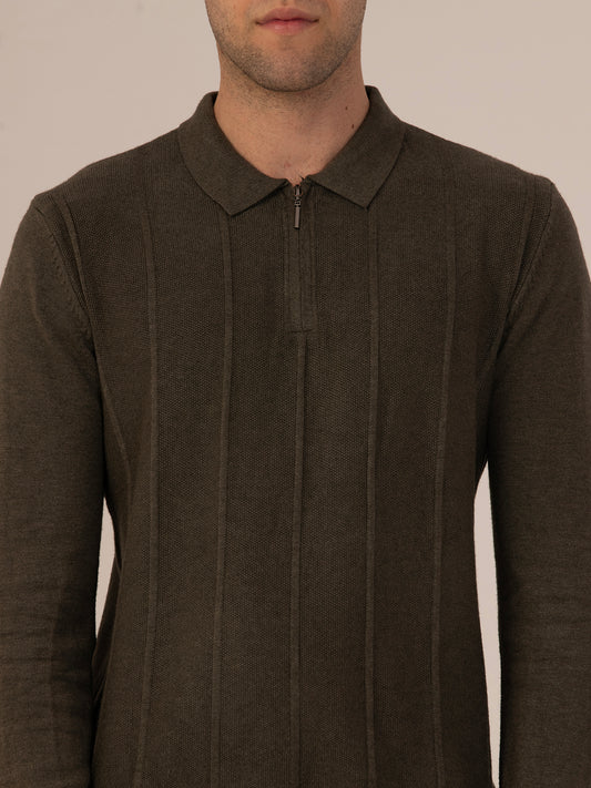 Albion Men’s Winter TrendFit Pullover_Brown