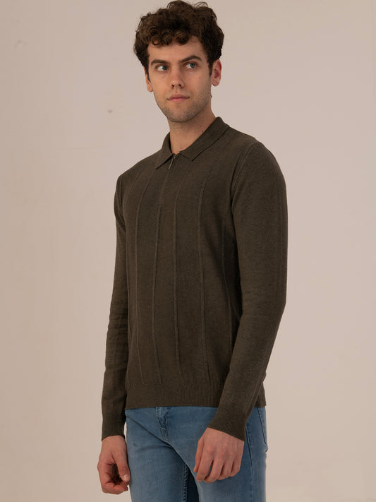 Albion Men’s Winter TrendFit Pullover_Brown