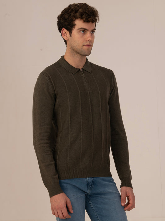 Albion Men’s Winter TrendFit Pullover_Brown