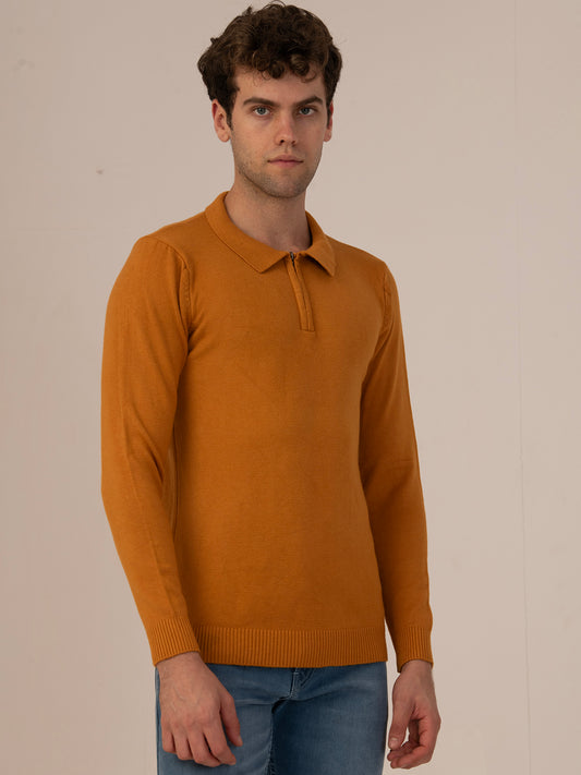 Albion Men’s Winter CozyShield Pullover_Mustard