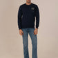 Albion Men’s Winter SoftShell Crewneck_navy