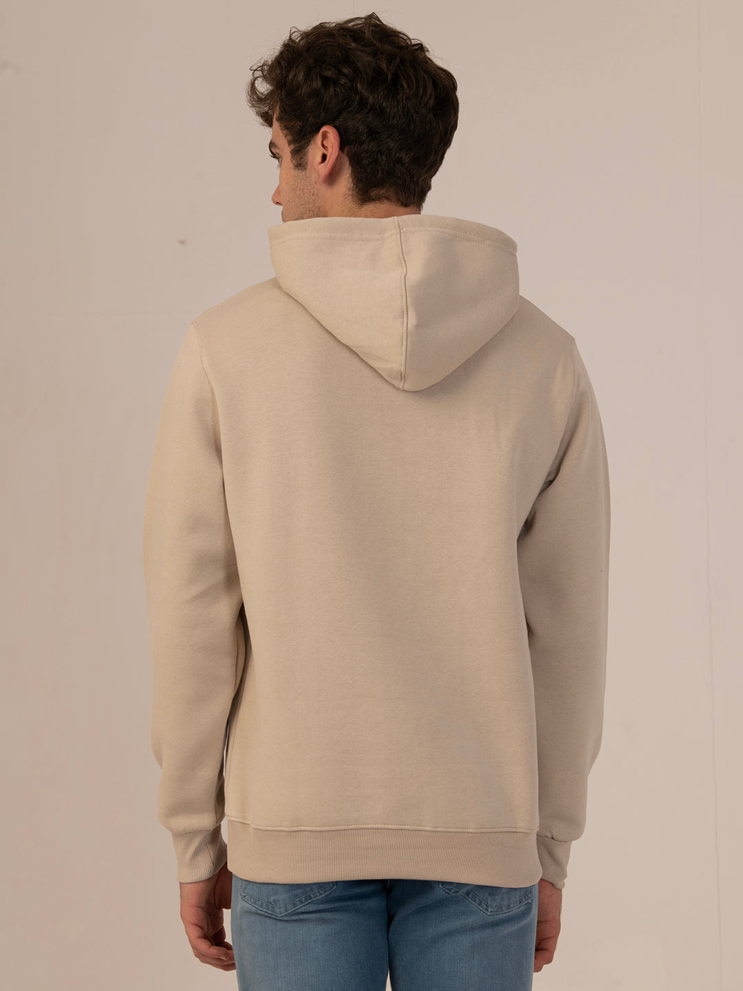 Albion Men’s Winter Arctic Cozy  Hoodies Beige