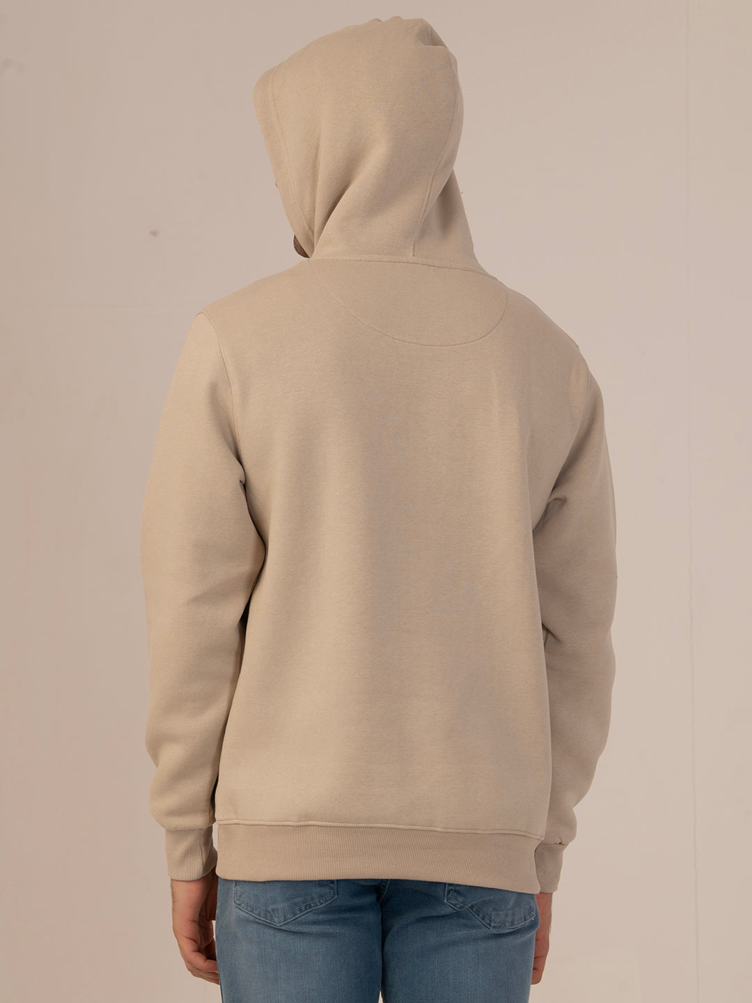 Albion Men’s Winter Arctic Cozy  Hoodies Beige