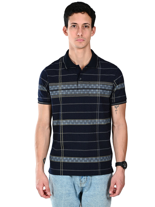 Albion Men Regular Fit Collar T-Shirt