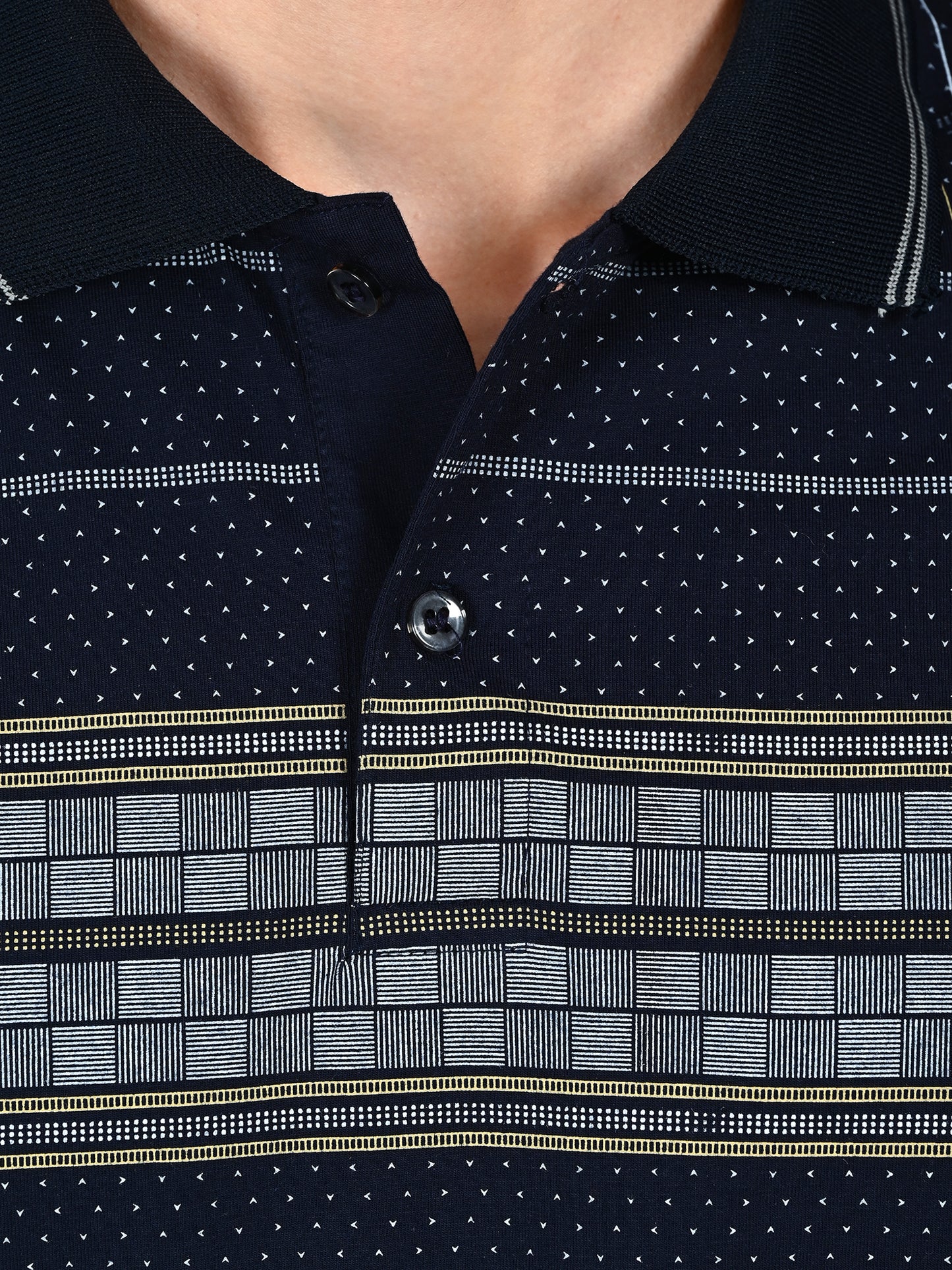 Albion Men Regular Fit Collar T-Shirt