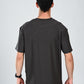 Albion Casual Cotton Round Grey Neck T-Shirt for Men