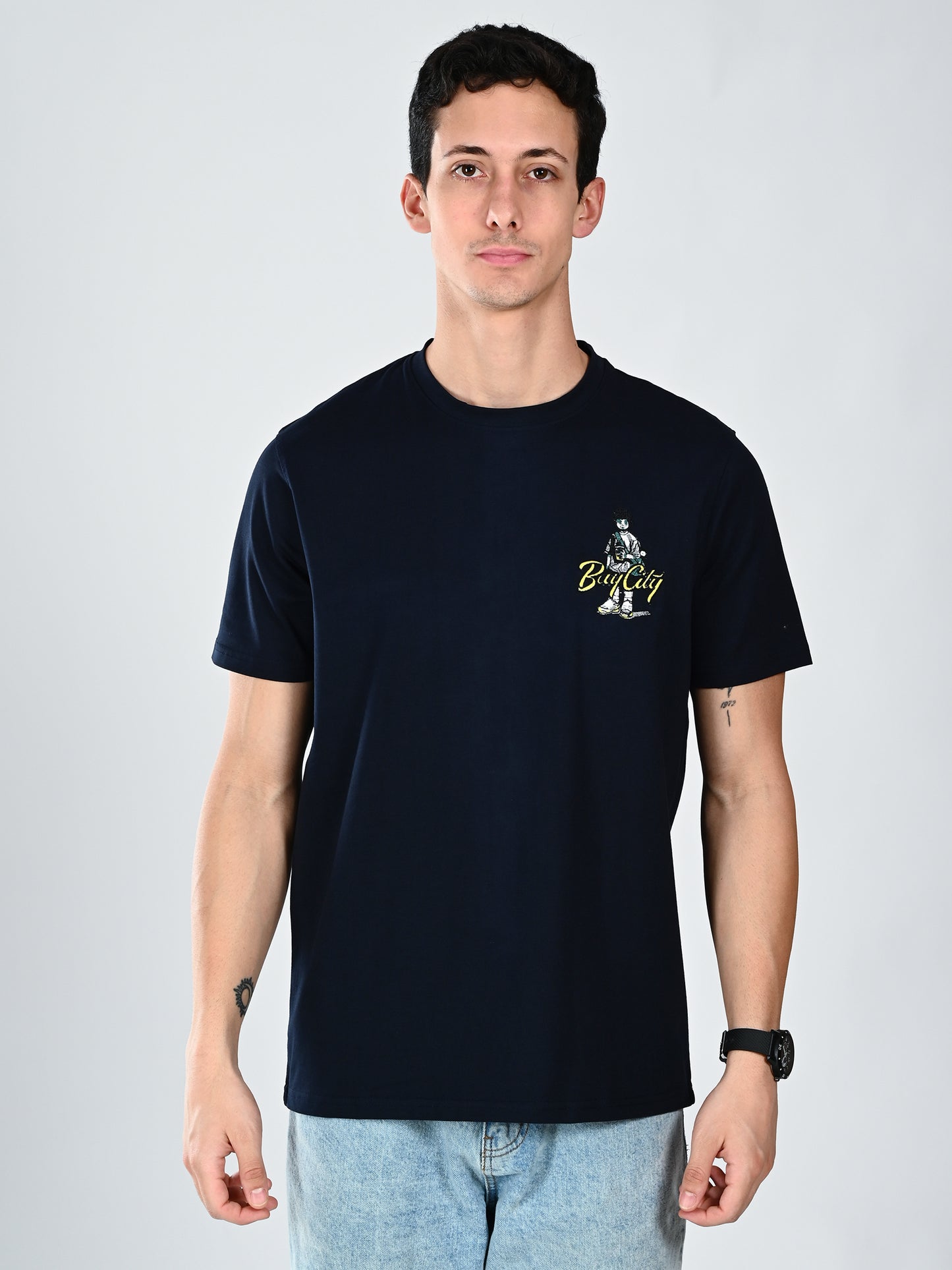 Albion Men’s Round Neck Cotton T-Shirt