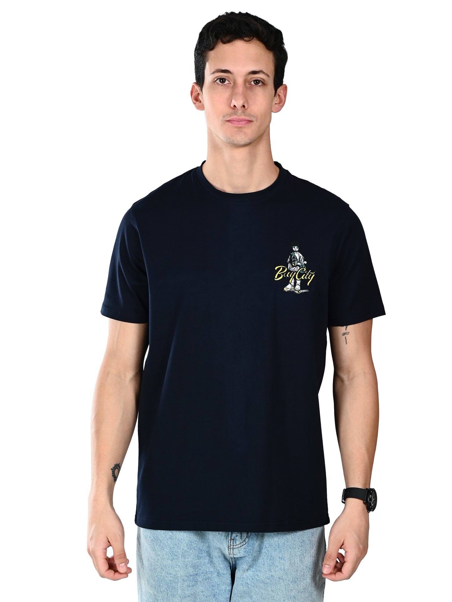 Albion Men’s Round Neck Cotton T-Shirt