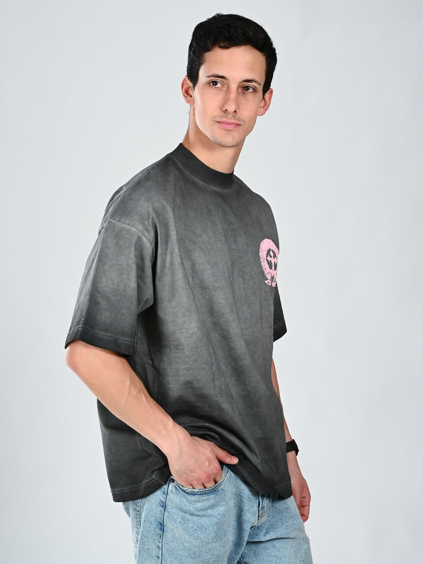 Albion Urban Style Oversized Mouse T-Shirt for Men