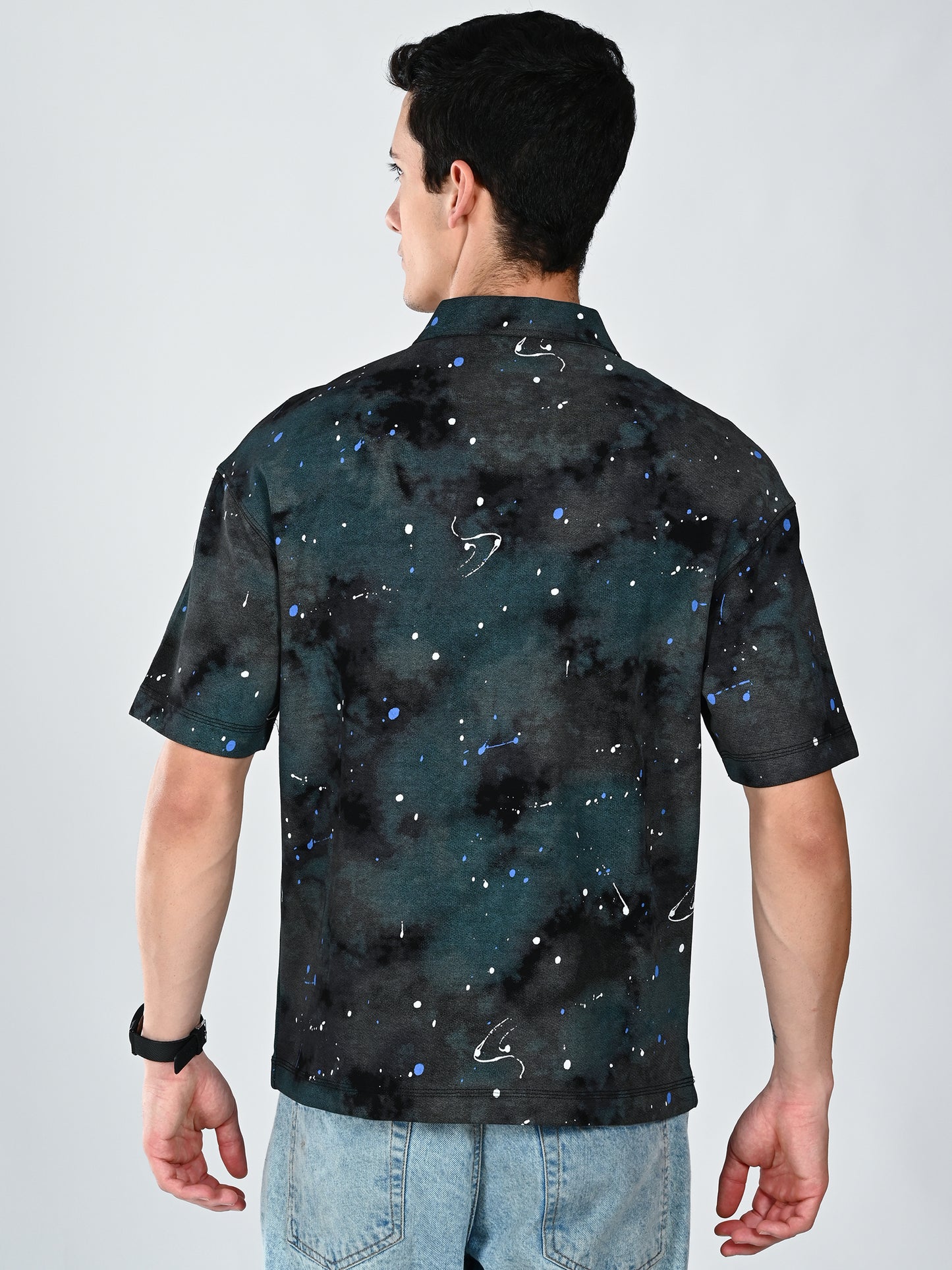 Men’s Premium Collar Print T-Shirt | Comfortable Fit