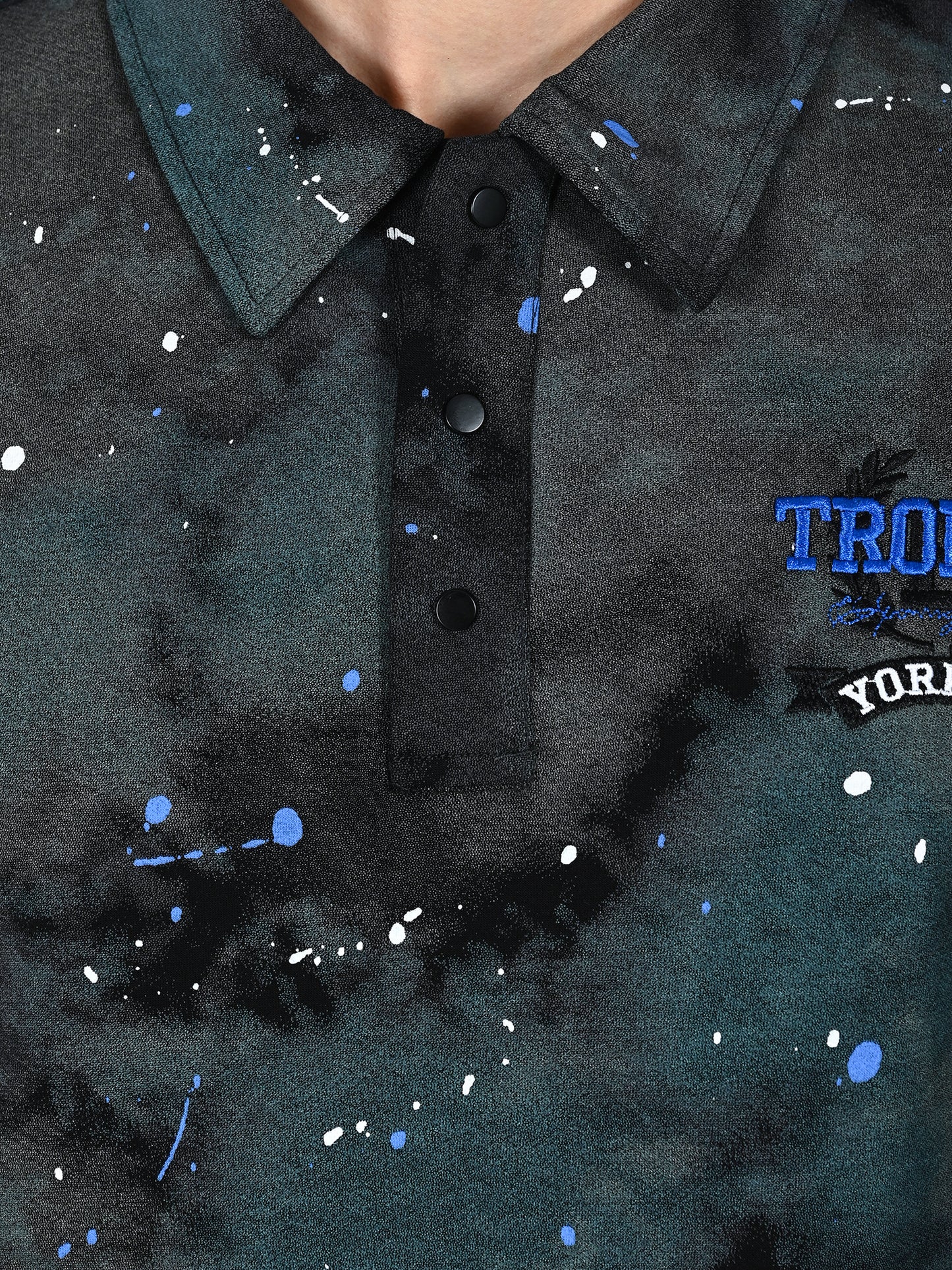 Men’s Premium Collar Print T-Shirt | Comfortable Fit