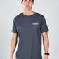Albion Casual Cotton Grey Round Neck T-Shirt for Men