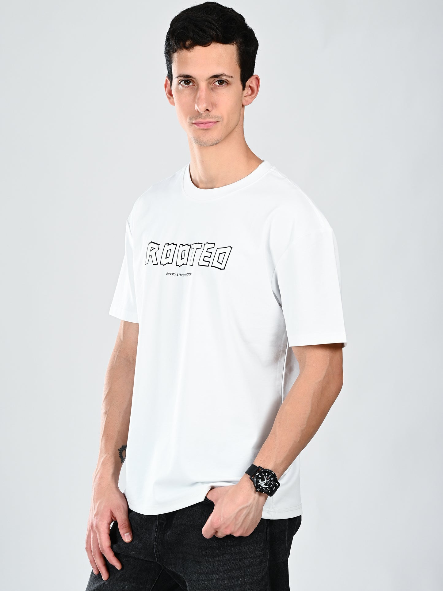 Albion Mens Casual Everyday Wear  White T-Shirt, Everyday Essential T-Shirt