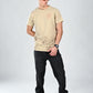 Albion Urban Beige Men’s T-Shirt, Everyday Comfort