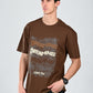 Albion Mens Casual Everyday Wear  Brown T-Shirt, Everyday Essential T-Shirt