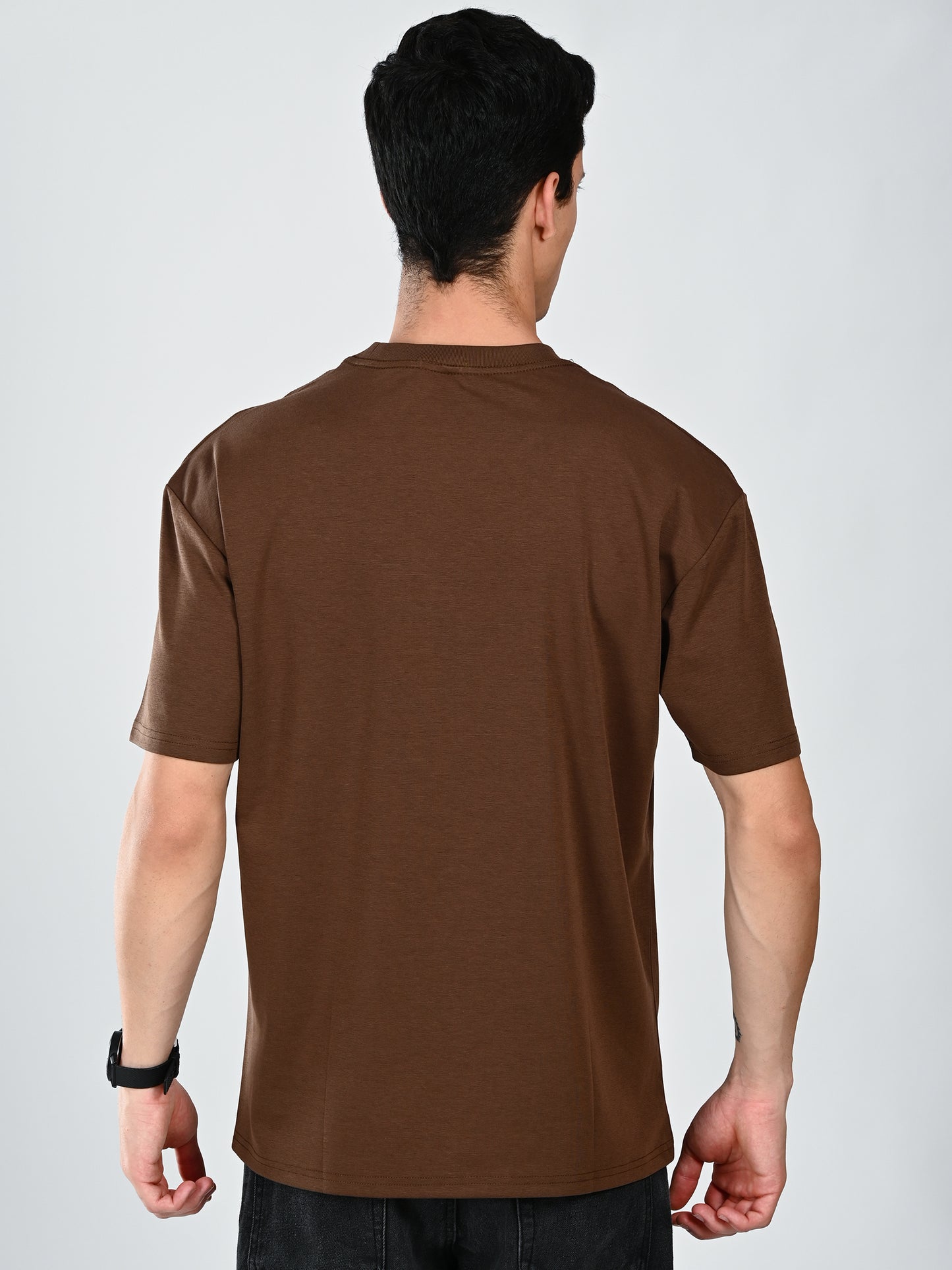 Albion Mens Casual Everyday Wear  Brown T-Shirt, Everyday Essential T-Shirt