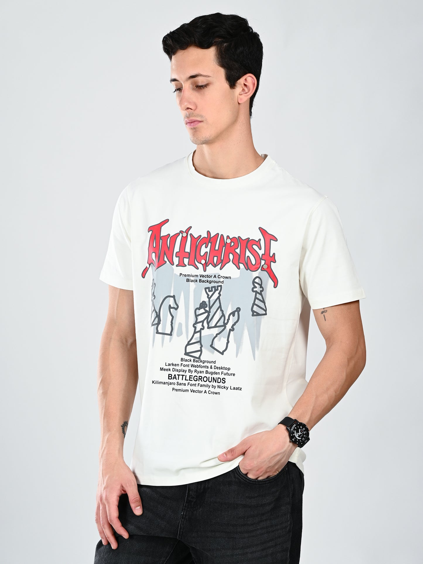 Albion Mens Casual Everyday Wear  White T-Shirt, Everyday Essential T-Shirt