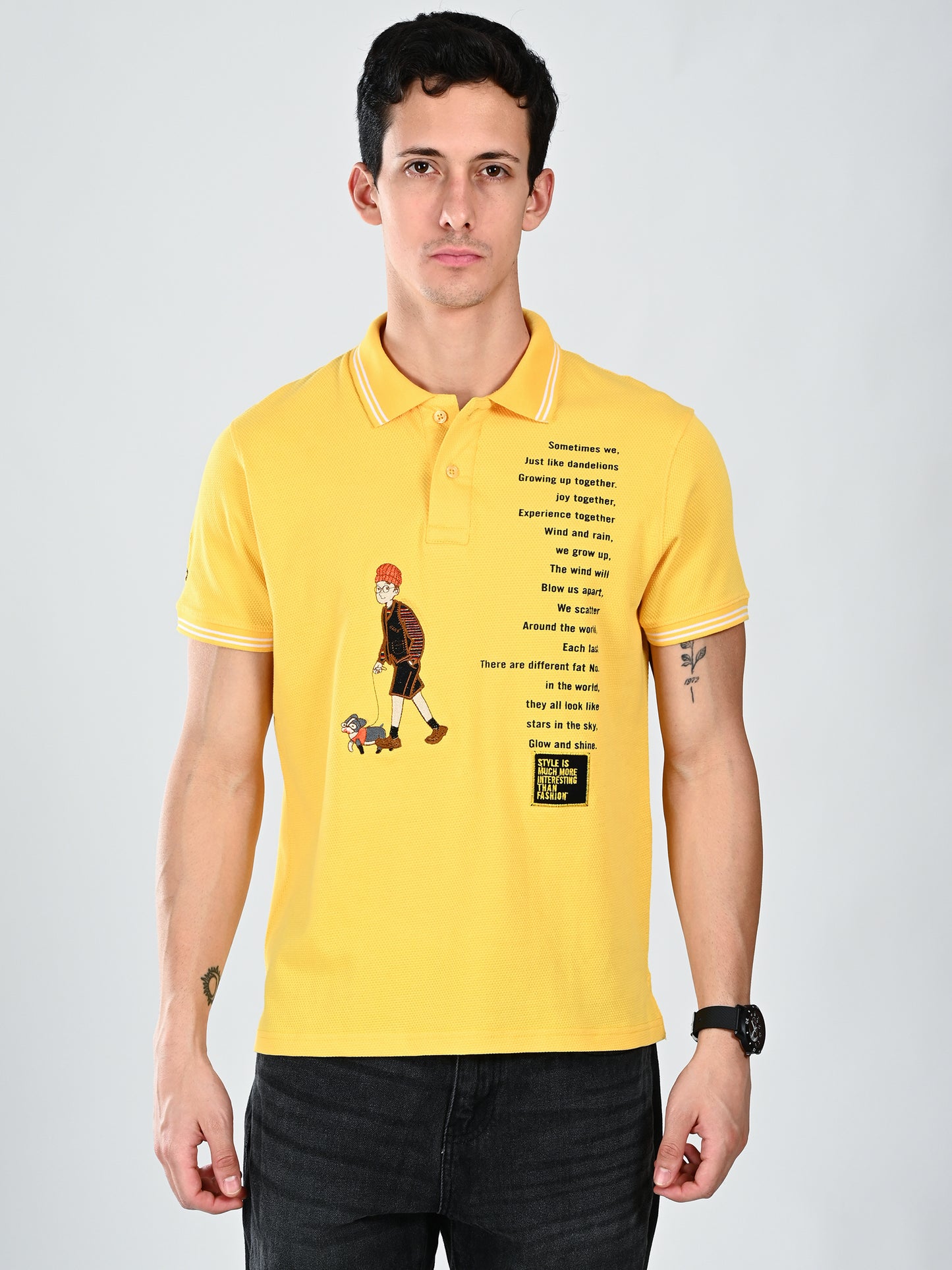 Albion Classic Fit Casual T-Shirt for Men