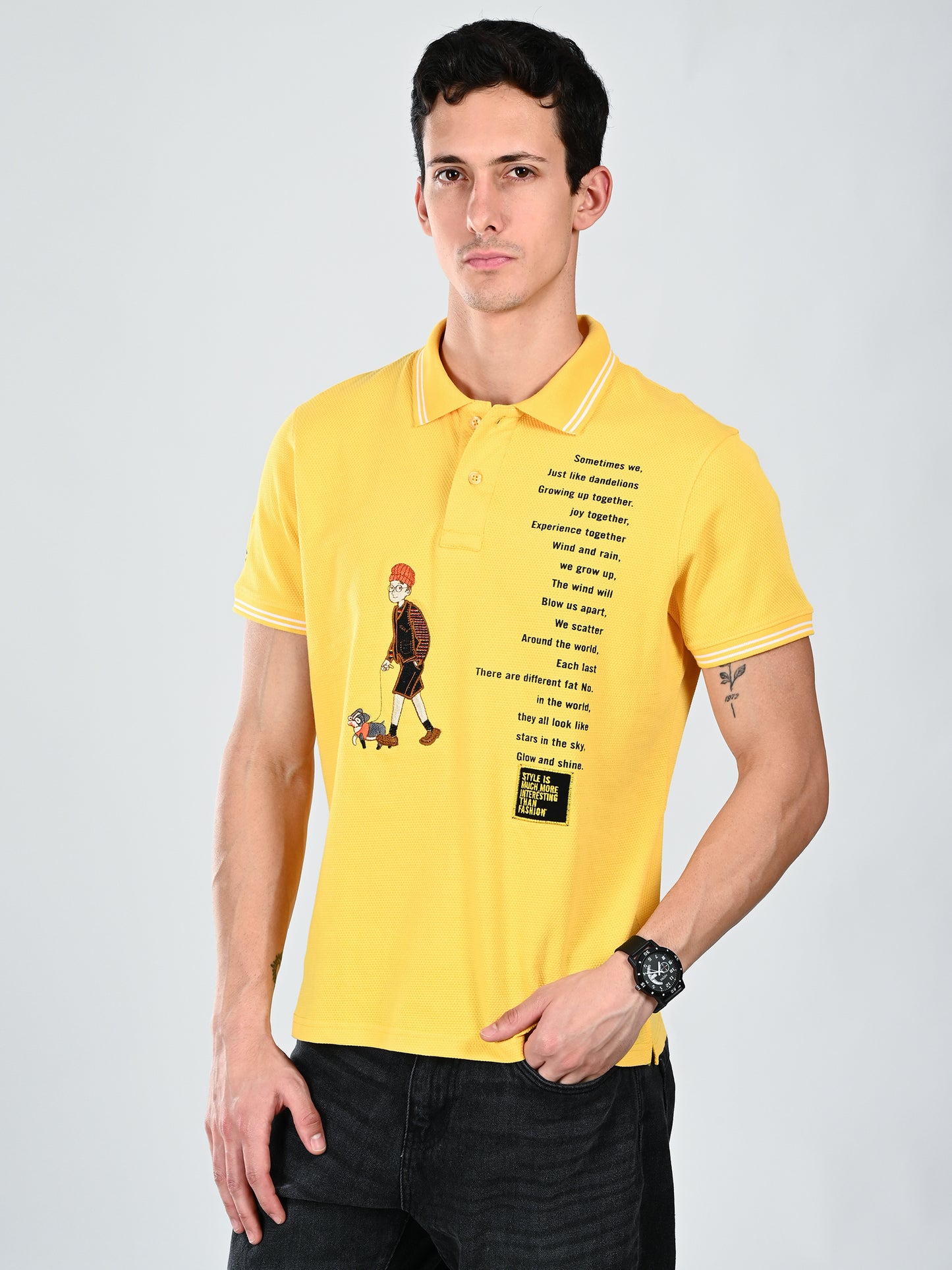 Albion Classic Fit Casual T-Shirt for Men
