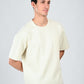 Albion Classic Fit Cream Casual T-Shirt for Men