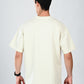 Albion Classic Fit Cream Casual T-Shirt for Men